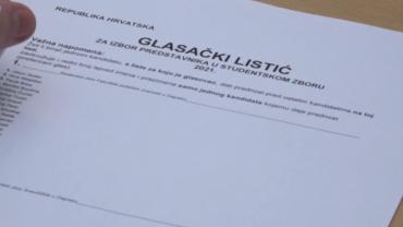 Glasački listić na studentskim izborima